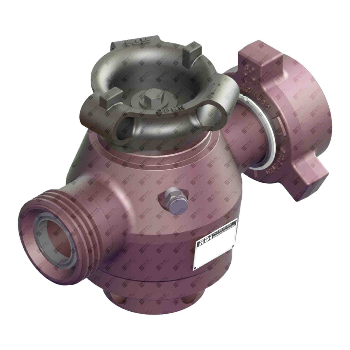 Plug Valve, Manual, LT, 2” 1502 MxF, 15000 psi, STD Service