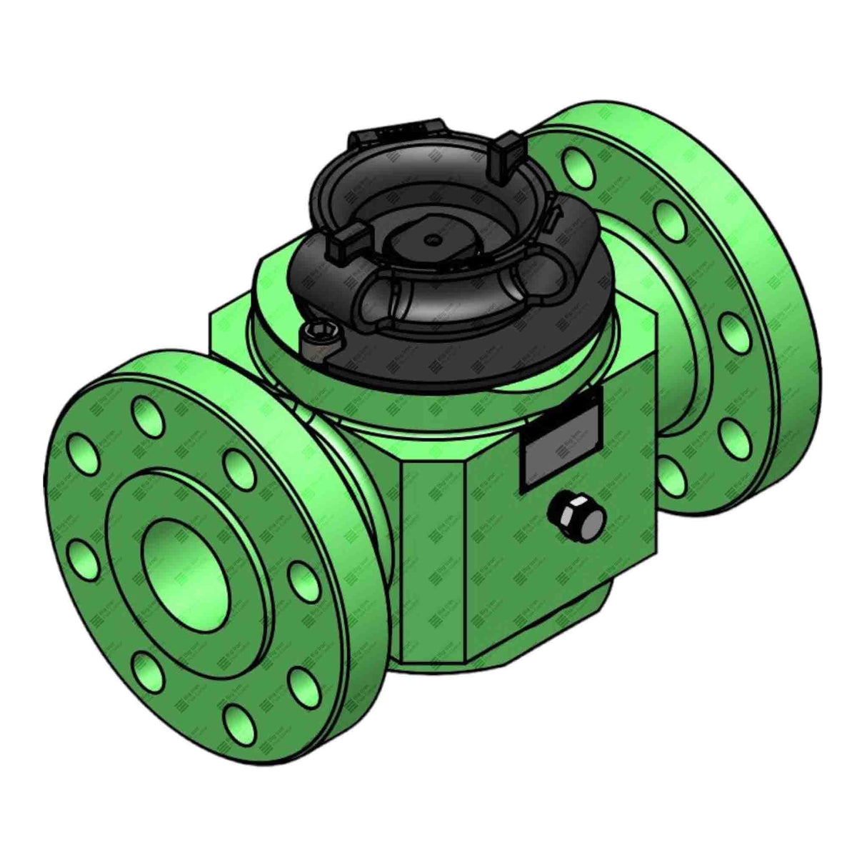 Plug Valve, Manual, TE, 3" 900# RF, 2220 psi, Sour Service